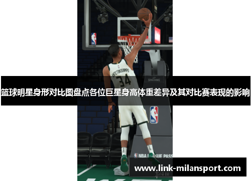 篮球明星身形对比图盘点各位巨星身高体重差异及其对比赛表现的影响